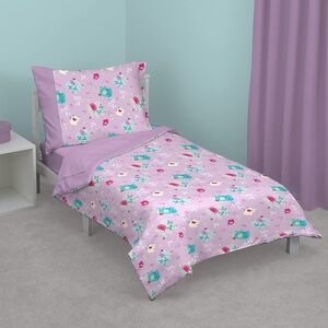Elephant Princess 4-Piece Toddler Bed Set by Zutano